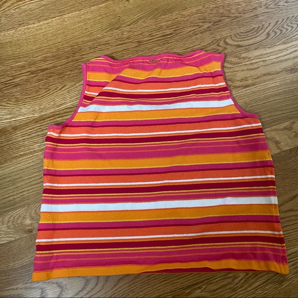 St John Sport by Marie Gray Stripe Tank Top - Picture 2 of 6